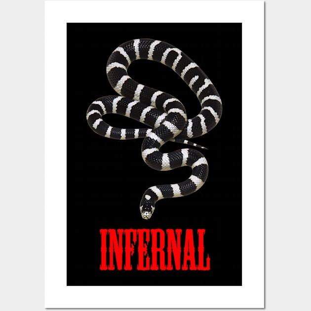 Infernal Snake Wall Art by artpirate